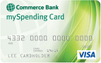 Commerce Bank mySpending Prepaid Card