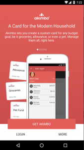 Akimbo Mobile App Budgeting