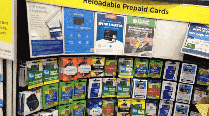 Display of Prepaid Cards 1
