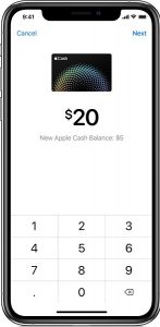Apple Cash on iPhone